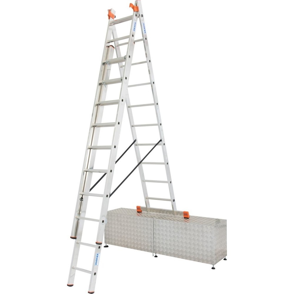 Numéro de l'image du produit 1: KRAUSE® Échelle multi-usages Tribilo 3x10 barreaux