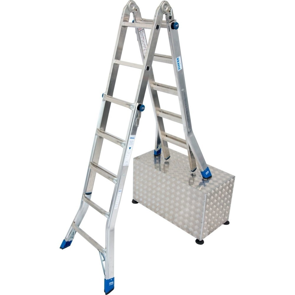 Numéro de l'image du produit 1: KRAUSE® Échelle télescopique articulée STABILO 4x5 barreaux