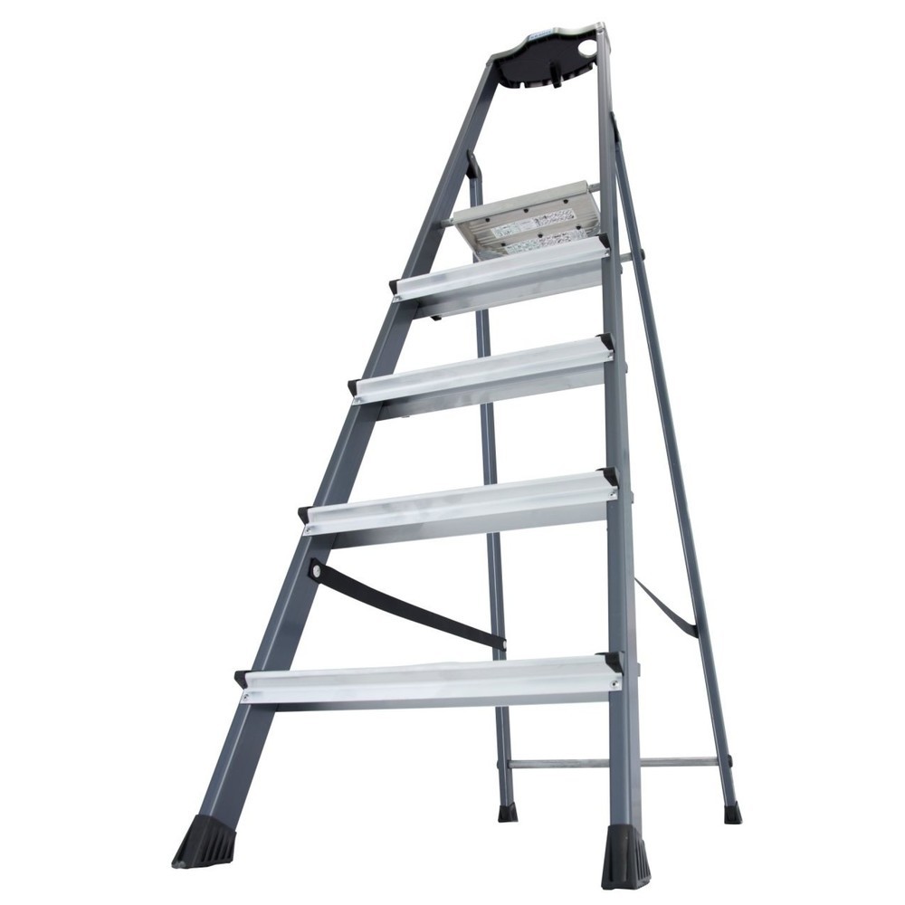 Numéro de l'image du produit 2: KRAUSE® Securo r 1x5 marches, anodisé