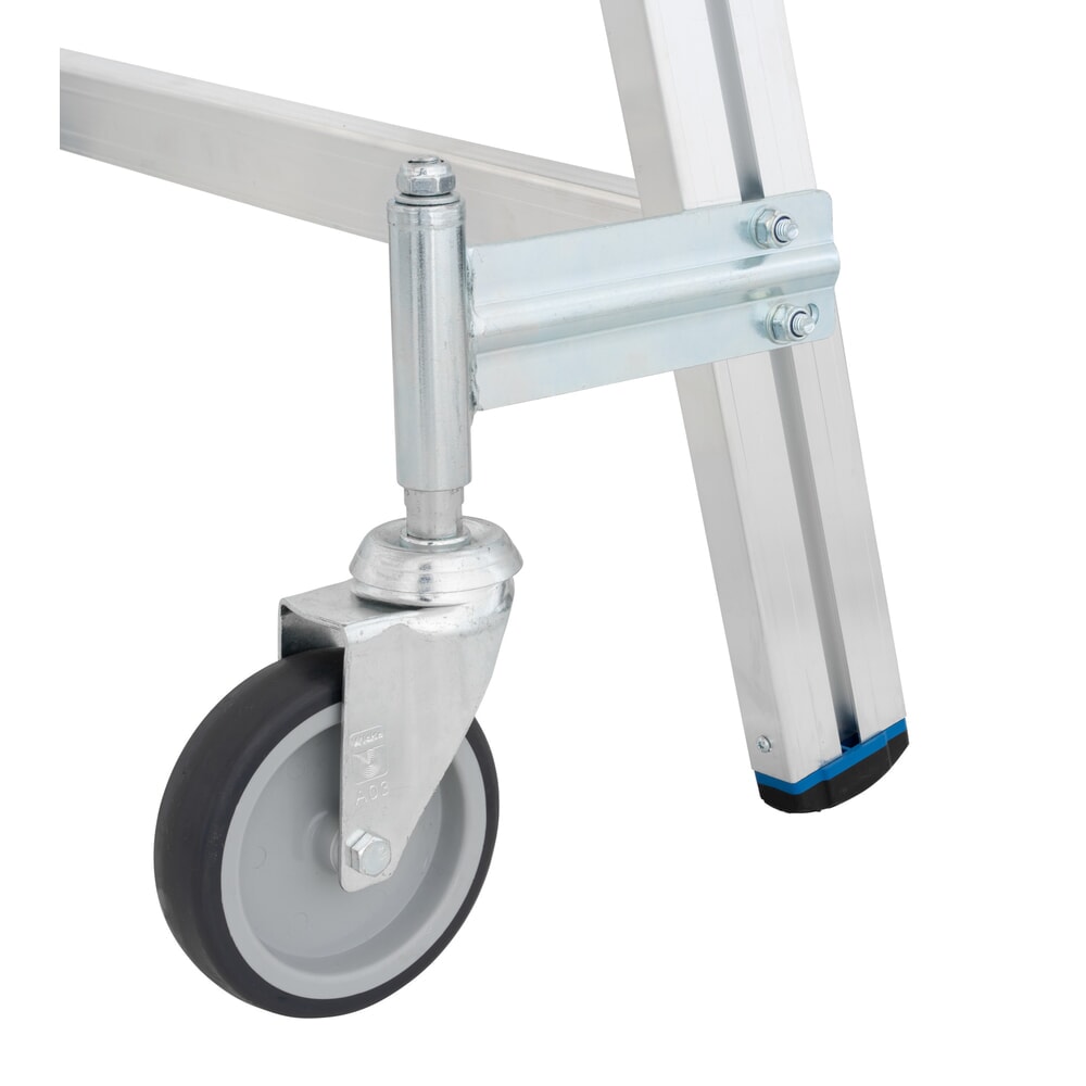 N° de l'image du produit 11 : Échelle à plate-forme mobile KRAUSE® STABILO, accès double face, grille de profil R13, 2 x 6 marches