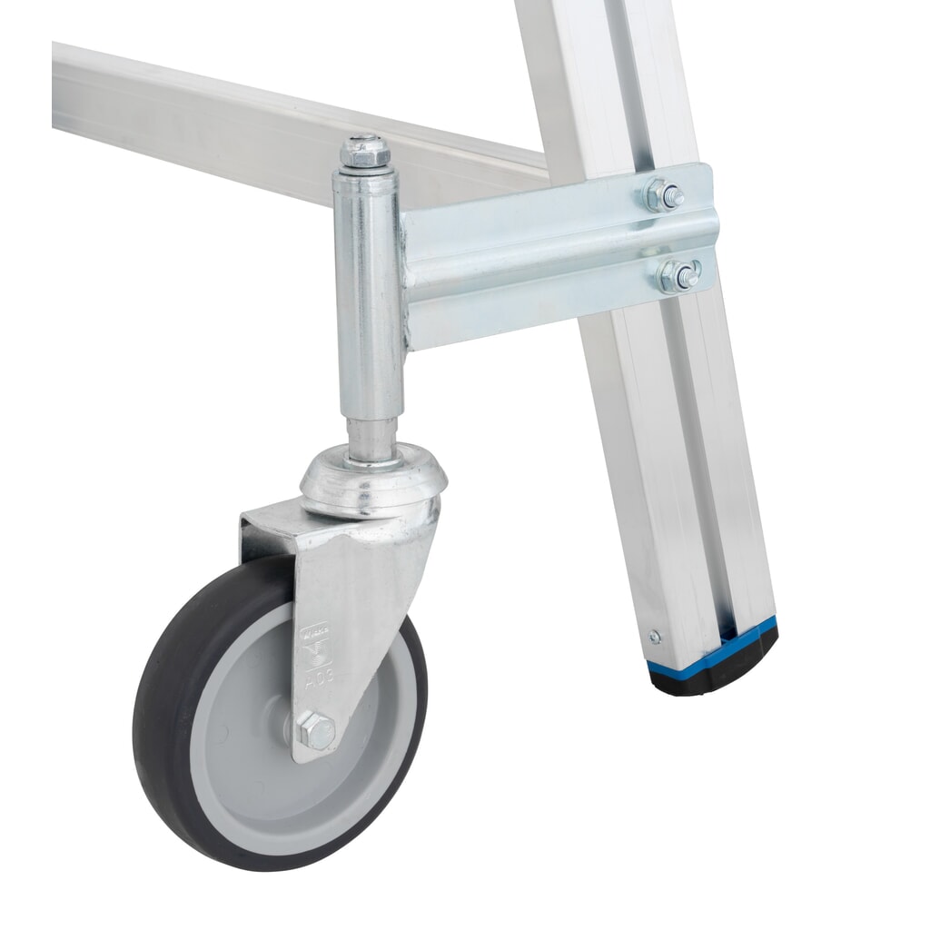 Échelle à plate-forme mobile KRAUSE® STABILO, accès unilatéral, grille de profil R13, 2 marches N° de l'image du produit 13 : Échelle à plate-forme mobile KRAUSE® STABILO, accès unilatéral, grille de profil R13, 2 marches