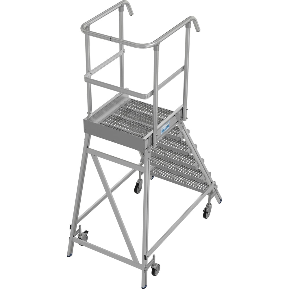 N° de l'image du produit 15 : Échelle à plate-forme mobile KRAUSE® STABILO, accès unilatéral, grille de profil R13, 6 marches
