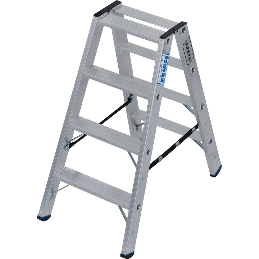 Illustration du produit: Escabeau KRAUSE® STABILO , accessible des deux côtés, capacité de charge 225 kg, 2 x 4 marches