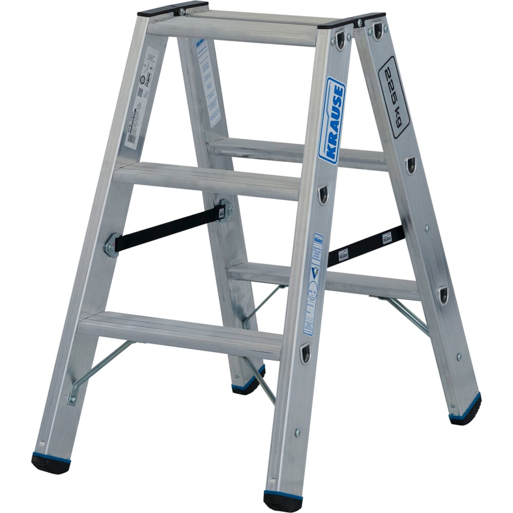 N° de l'image du produit 8 : Escabeau KRAUSE® STABILO , accessible des deux côtés, capacité de charge 225 kg, 2 x 3 marches