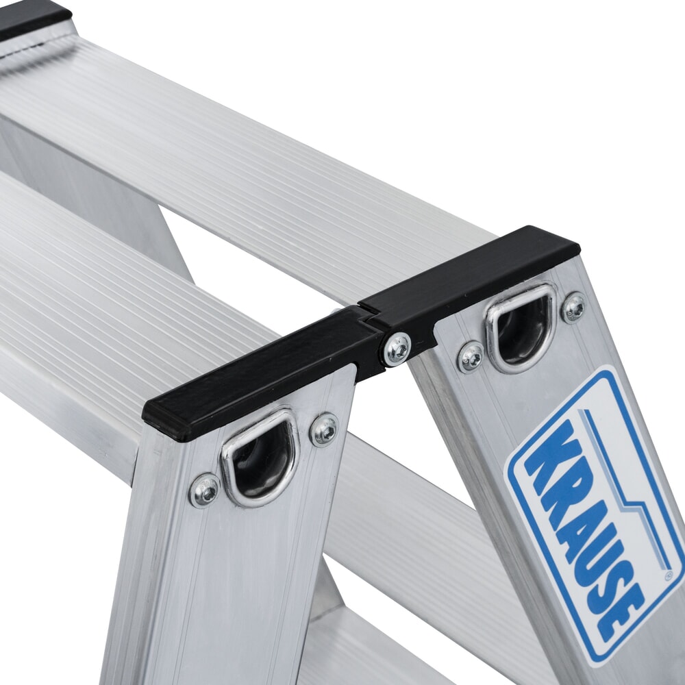 N° de l'image du produit 10 : Escabeau KRAUSE® STABILO , accessible des deux côtés, capacité de charge 225 kg, 2 x 3 marches