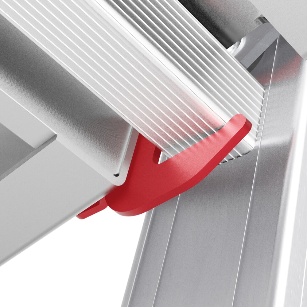 N° de l'image du produit 6 : Échelle à plate-forme KRAUSE® STABILO avec grande plate-forme SkyMatic 3-5 échelons