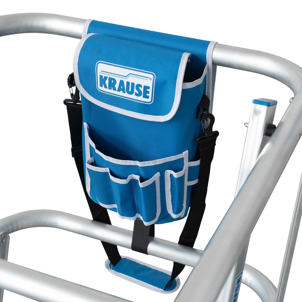 N° de l'image du produit 8 : Échelle à plate-forme KRAUSE® STABILO avec grande plate-forme SkyMatic 3-5 échelons