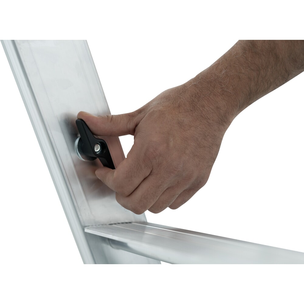 N° de l'image du produit 18 : Échelle télescopique KRAUSE® STABILO avec marches, accès unilatéral, 4 marches