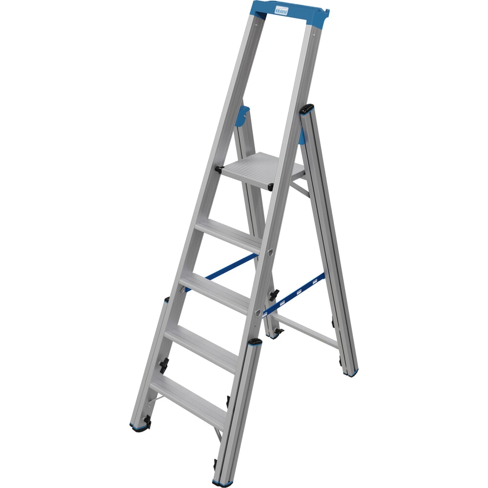 N° de l'image du produit 20 : Échelle télescopique KRAUSE® STABILO avec marches, accès unilatéral, 5 marches