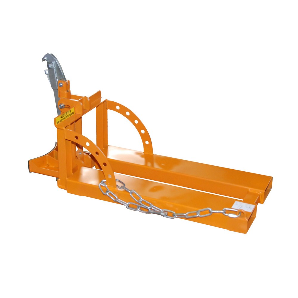Numéro de l'image du produit 1: Lève-fût RS pour fûts en acier de 60 litres, 1 fût, jaune-orange
