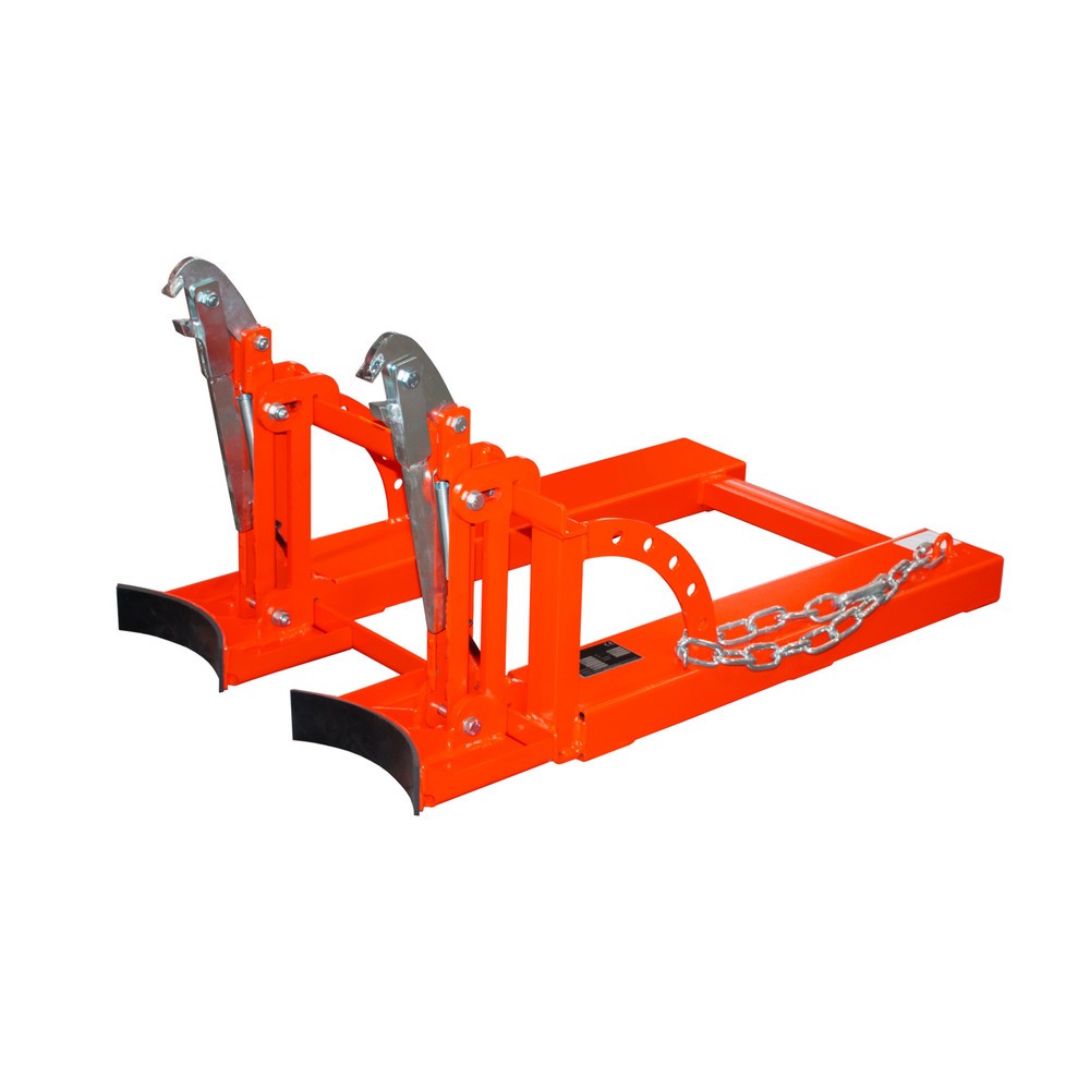 N° de l'image du produit 2 : Lève-fûts RS pour fûts en acier de 60 litres, 2 fûts, rouge feu