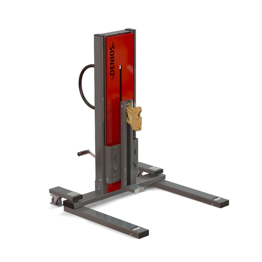 Illustration du produit: Lève-fût Secu Ex avec pince à fûts, large, hauteur d’élévation 905 mm max.