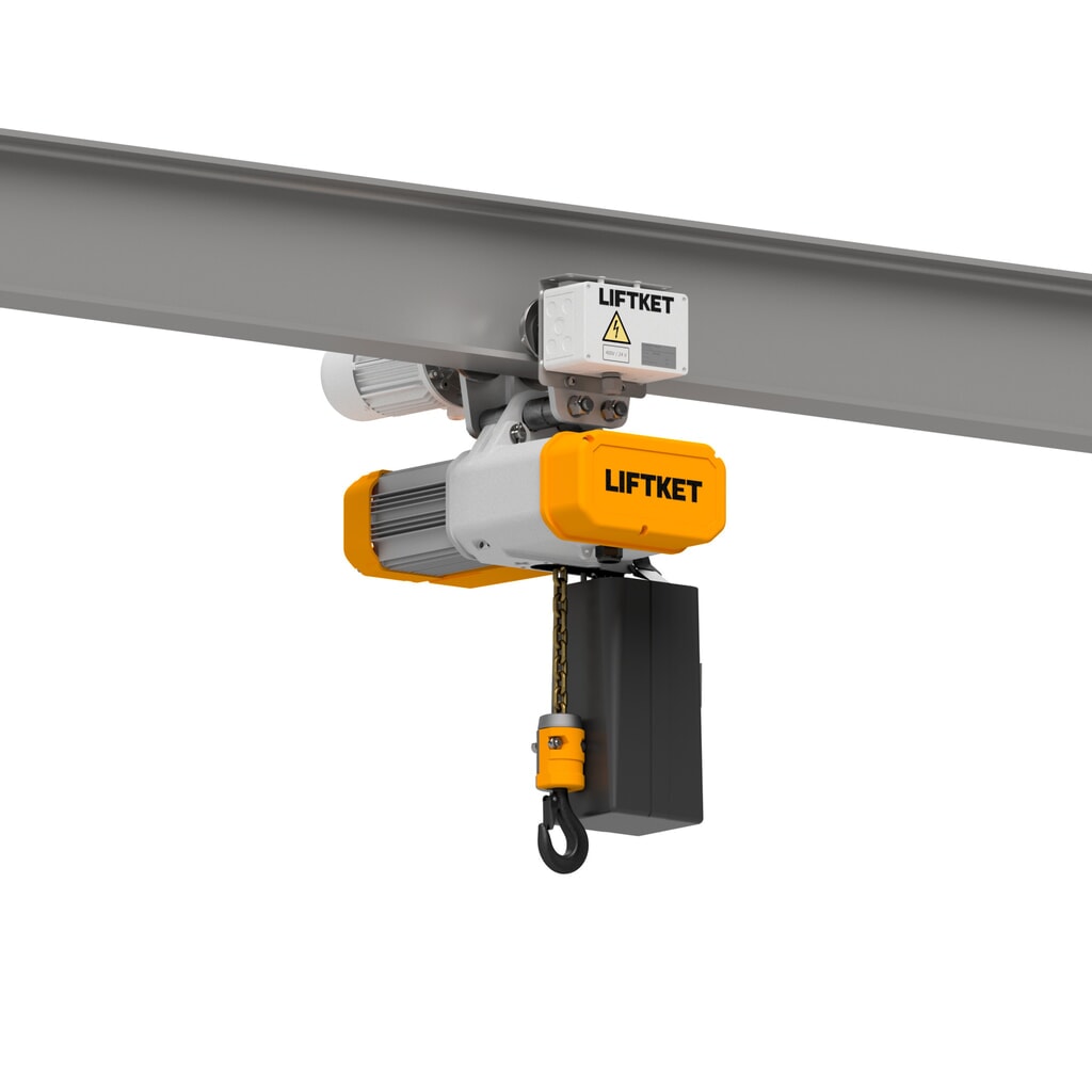 LIFTKET Palan à chaîne électrique S-Line avec mécanisme de déplacement électrique, capacité de charge 125 kg, 8/2 m/min N° de l'image du produit 5 : LIFTKET Palan à chaîne électrique S-Line avec mécanisme de déplacement électrique, capacité de charge 125 kg, 8/2 m/min