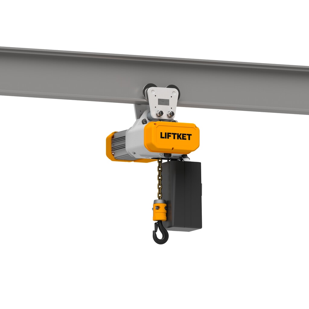 LIFTKET Palan à chaîne électrique S-Line avec mécanisme de déplacement manuel, capacité de charge 125 kg, 8/2 m/min N° de l'image du produit 5 : LIFTKET Palan à chaîne électrique S-Line avec mécanisme de déplacement manuel, capacité de charge 125 kg, 8/2 m/min