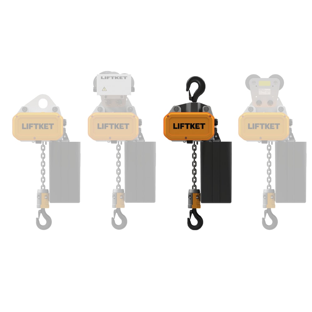 N° de l'image du produit 5 : LIFTKET Palan à chaîne électrique S-Line avec suspension par crochet, capacité de charge 125 kg, 8/2 m/min