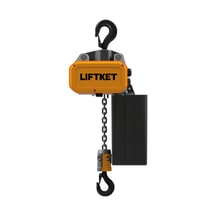 N° de l'image du produit 1 : LIFTKET Palan à chaîne électrique S-Line avec suspension par crochet, capacité de charge 125 kg, 8/2 m/min