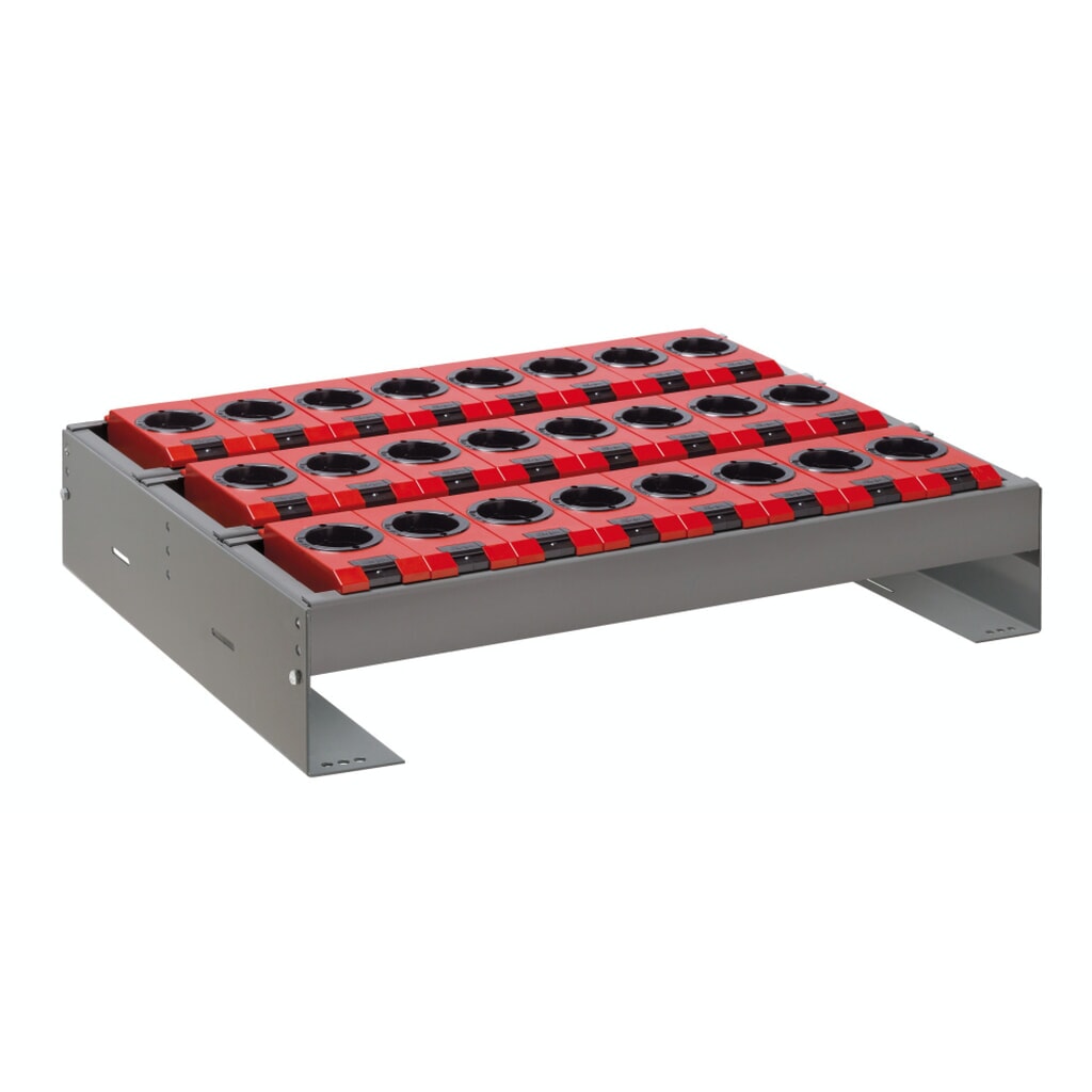 Jeu de porte-outils LISTA 36x27E, (lxPxH) 588x447x82-162 mm, type ISO-SK 50, 15 supports Illustration du produit: Jeu de porte-outils LISTA 36x27E, (lxPxH) 588x447x82-162 mm, type ISO-SK 50, 15 supports