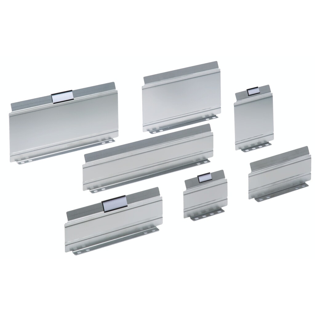 Paroi de séparation LISTA 2-18E, longueurs 31-303 mm, 5 pièces, longueur 48 mm, pour hauteur de façade 50 mm Illustration du produit: Paroi de séparation LISTA 2-18E, longueurs 31-303 mm, 5 pièces, longueur 48 mm, pour hauteur de façade 50 mm