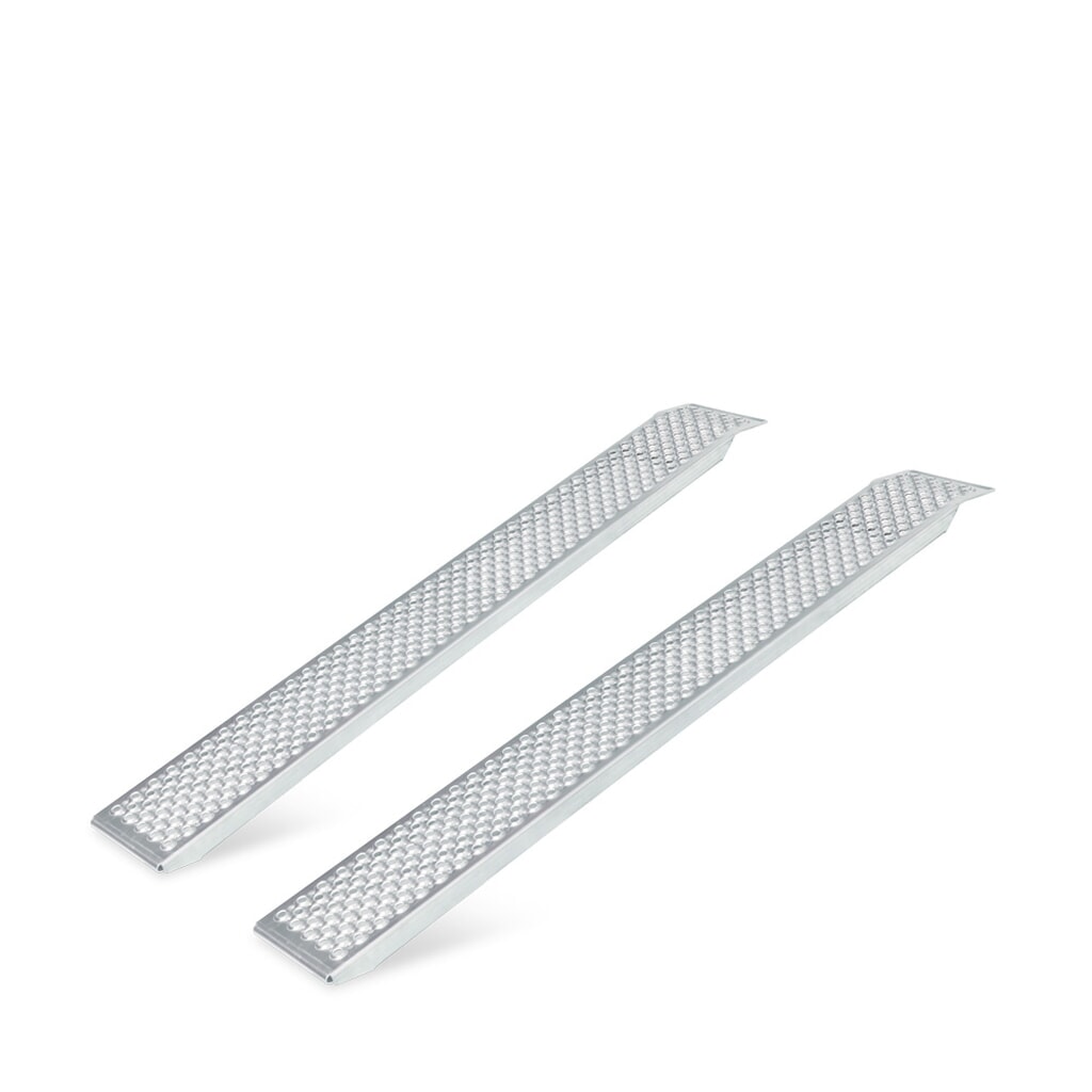 Rampes en aluminium, lot de 2, capacité de charge 400 kg/paire, Lxl 2 000 x 200 mm Illustration du produit: Rampes en aluminium, lot de 2, capacité de charge 400 kg/paire, Lxl 2 000 x 200 mm
