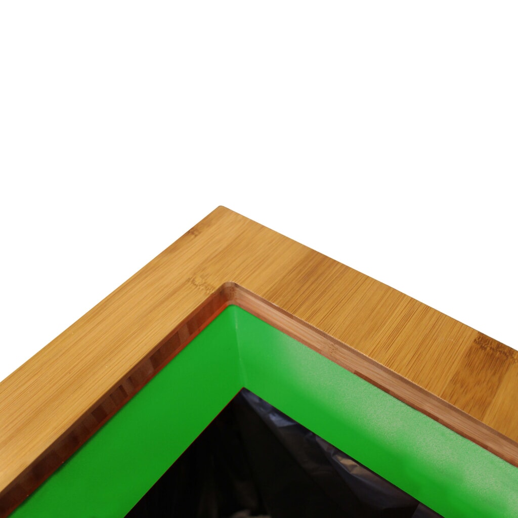 N° de l'image du produit 2 : Poubelle Paxa Large LUNE, 65 litres, vert