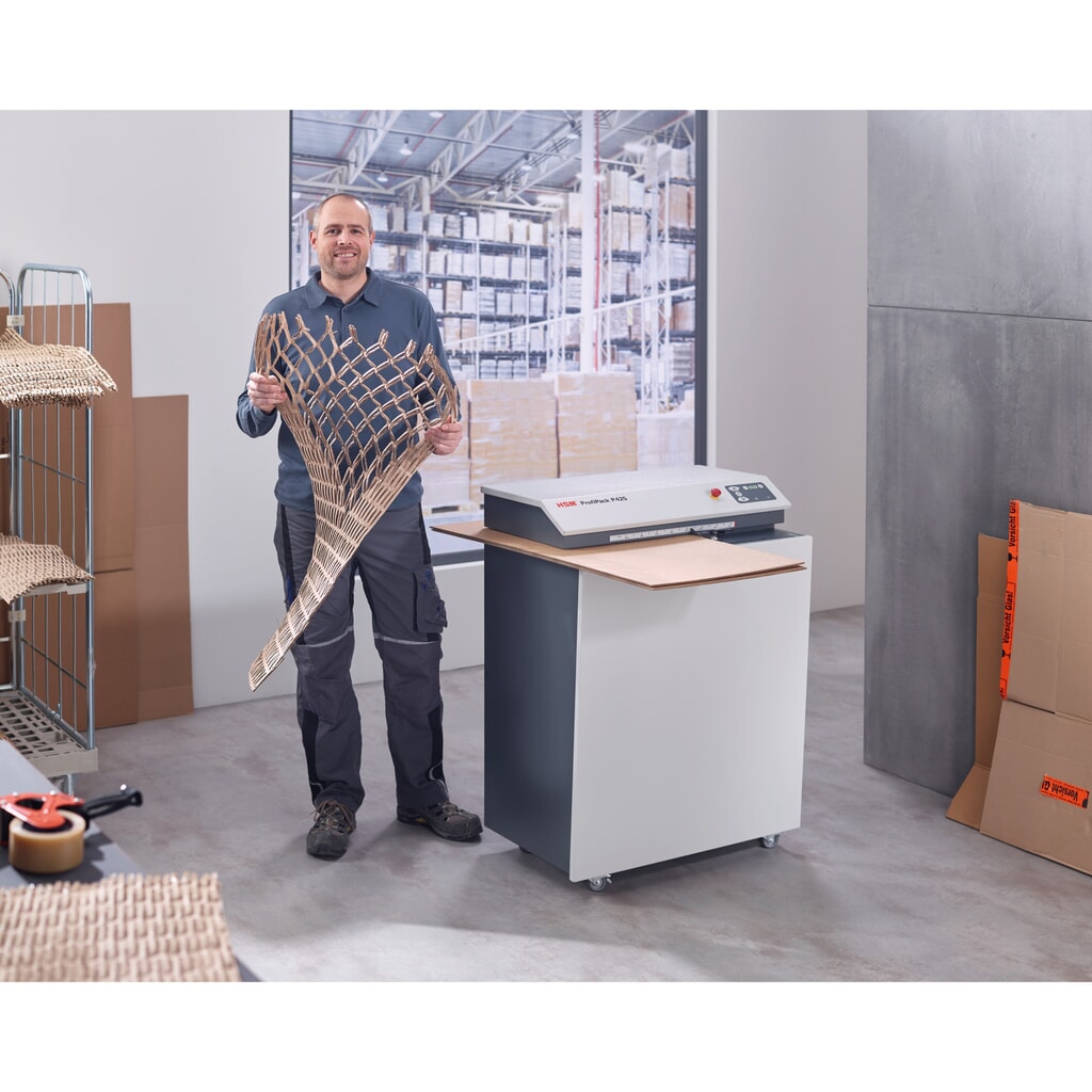 Machine de matelassage pour emballages HSM ProfiPack P425, courant alternatif N° de l'image du produit 13 : Machine de matelassage pour emballages HSM ProfiPack P425, courant alternatif