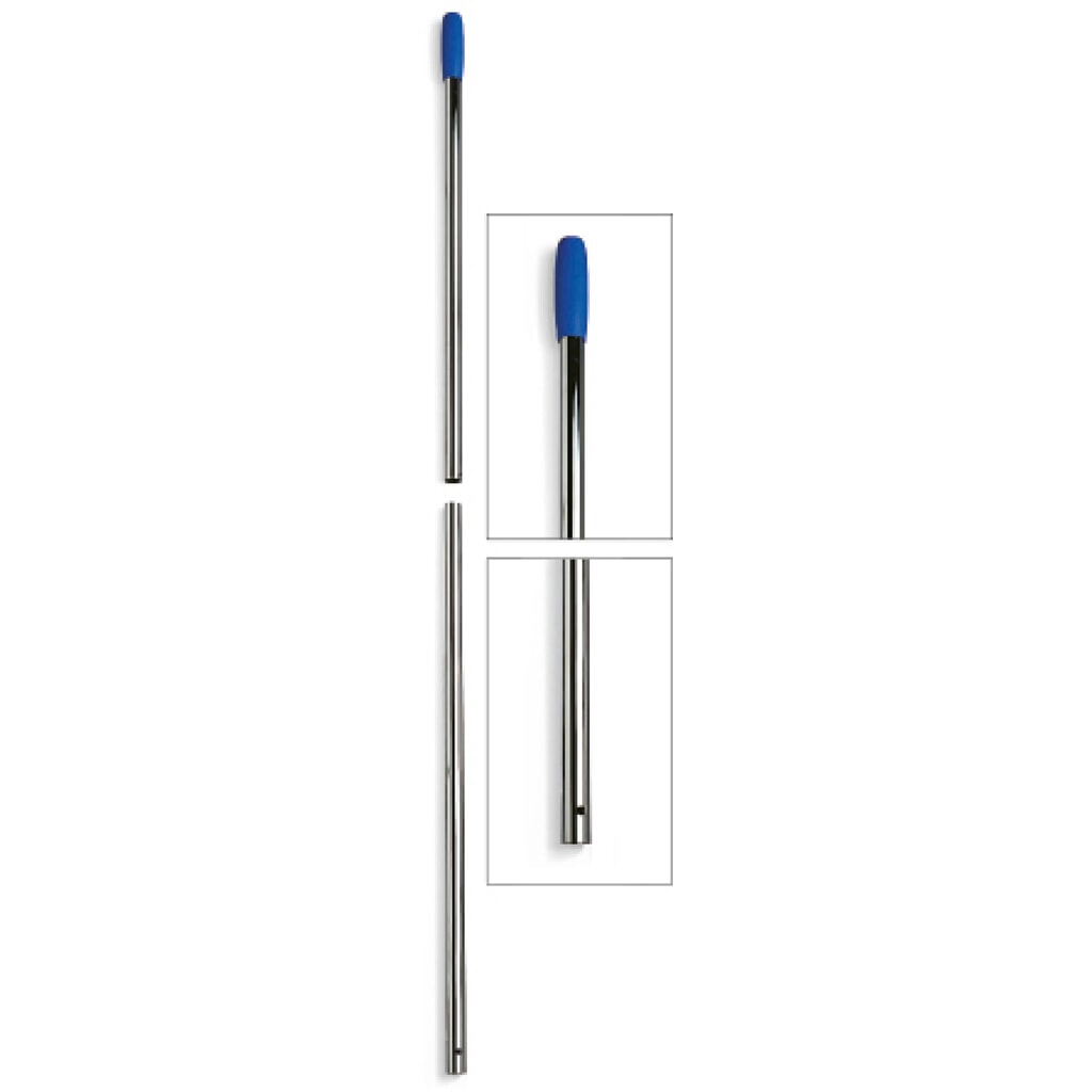 Poignée chromée avec trou, 2 pièces, Ø 22 mm, longueur 1 400 mm N° de l'image du produit 2 : Poignée chromée avec trou, 2 pièces, Ø 22 mm, longueur 1 400 mm