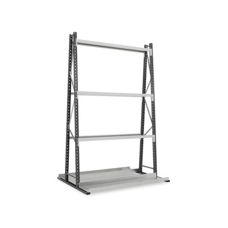 N° de l'image du produit 1 : ManOrga Rayonnage vertical, bilatéral, TB, H x l x P 2 500 x 1 500 x 680 mm