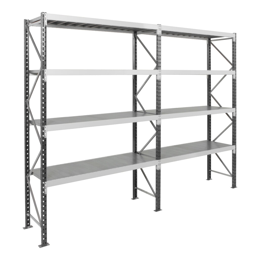 ManOrga Rayonnage grande portée, avec panneaux en acier, TB, H x l x P 2 500 x 1 800 x 600 mm N° de l'image du produit 5 : ManOrga Rayonnage grande portée, avec panneaux en acier, TB, H x l x P 2 500 x 1 800 x 600 mm