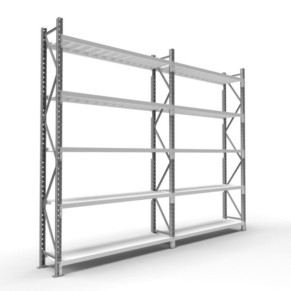 Numéro de l'image du produit 4: ManOrga Rayonnage grande portée, avec panneaux en acier, TB, H x l x P 3 000 x 1 800 x 600 mm