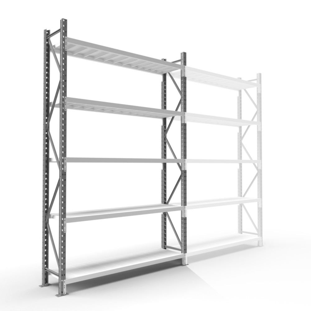 Numéro de l'image du produit 5: ManOrga Rayonnage grande portée, avec panneaux en acier, TB, H x l x P 3 000 x 1 800 x 600 mm