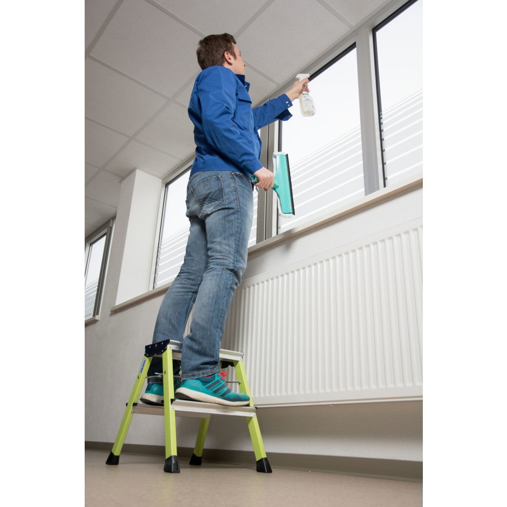 Numéro de l'image du produit 2: Marchepied pliant KRAUSE® Rolly 2x2 marches vert