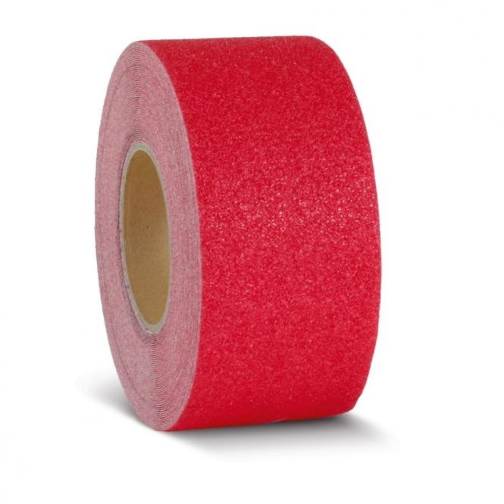 Numéro de l'image du produit 1: Revêtement antidérapant m2™, marquage de signalisation, rouleau, largeur 75 mm, rouge