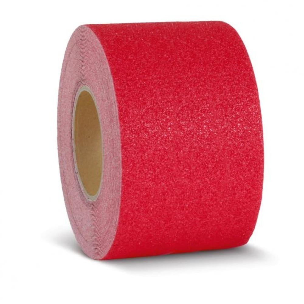Numéro de l'image du produit 1: Revêtement antidérapant m2™, marquage de signalisation, rouleau, largeur 100 mm, rouge