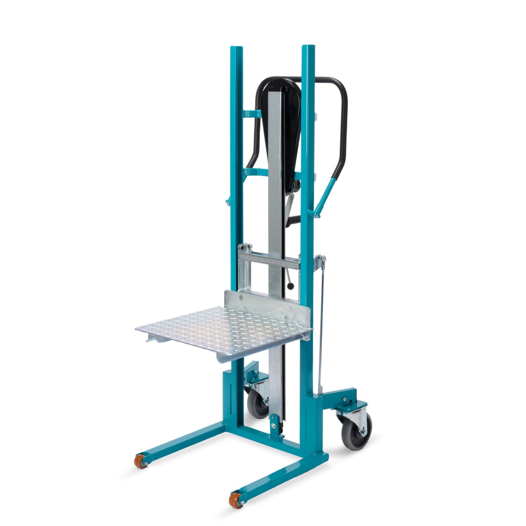 N° de l'image du produit 2 : Chariot de levage Ameise® avec bras de fourche, capacité de charge 250 kg, pneumatiques TPE