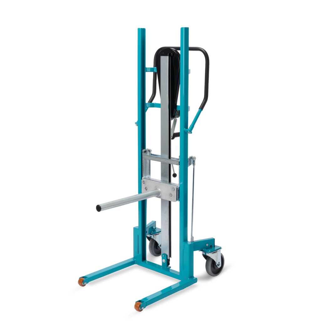 N° de l'image du produit 4 : Chariot de levage Ameise® avec bras de fourche, capacité de charge 250 kg, pneumatiques TPE