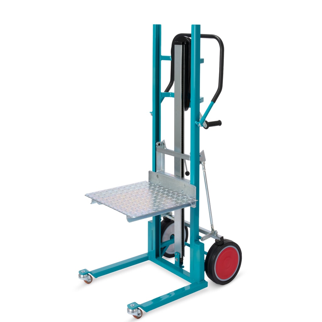 N° de l'image du produit 3 : Chariot de levage Ameise®, avec bras de fourche, capacité de charge 250 kg, bandage plein