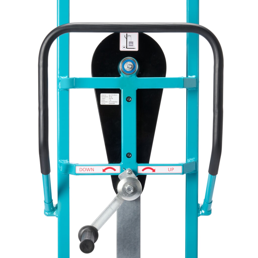 N° de l'image du produit 12 : Chariot de levage Ameise® avec bras de fourche, capacité de charge 250 kg, pneumatiques TPE