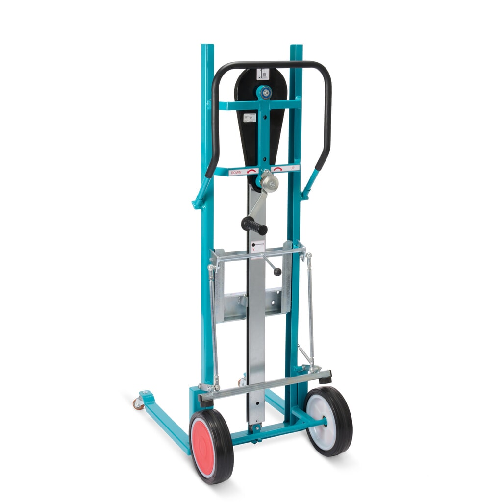 N° de l'image du produit 5 : Chariot de levage Ameise®, avec bras de fourche, capacité de charge 250 kg, bandage plein