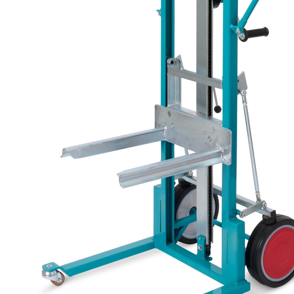 N° de l'image du produit 14 : Chariot de levage Ameise®, avec bras de fourche, capacité de charge 250 kg, bandage plein