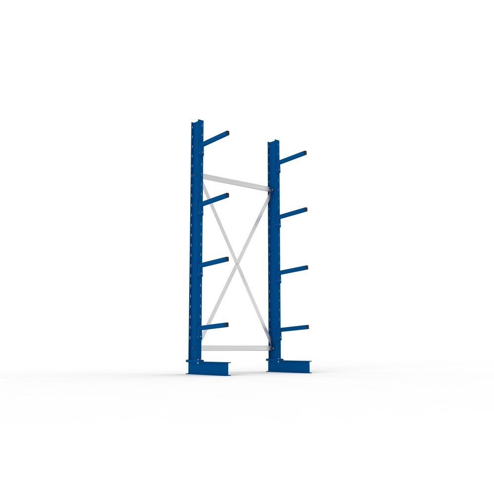 Numéro de l'image du produit 3: META Rayonnage cantilever, module de base, simple face, capacité de charge par bras 220 kg, HxlxP 2 500 x 1 094 x 610 mm