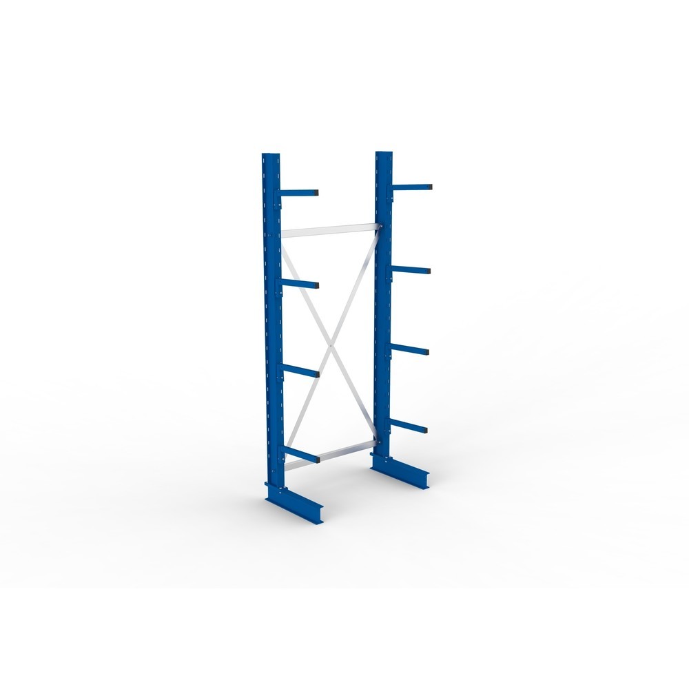 Numéro de l'image du produit 4: META Rayonnage cantilever, module de base, simple face, capacité de charge par bras 220 kg, HxlxP 2 500 x 1 094 x 610 mm