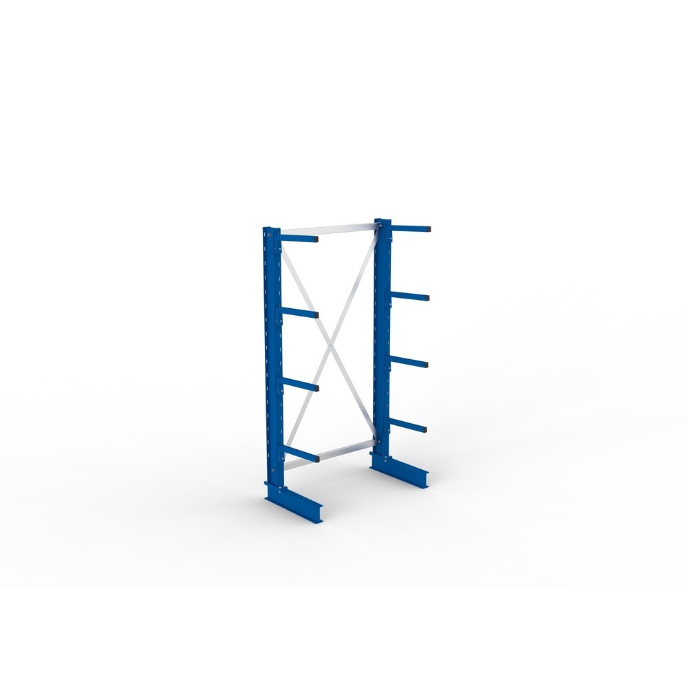 Numéro de l'image du produit 4: META Rayonnage cantilever, module de base, simple face, capacité de charge par bras 220 kg, HxlxP 2 000 x 1 094 x 610 mm