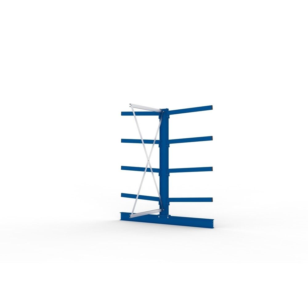 Numéro de l'image du produit 4: Travée auxiliaire de rayonnage cantilever META, double accès, capacité de charge par bras jusqu'à 250 kg, H x l x P 2 000 x 1 030 x 1 840 mm