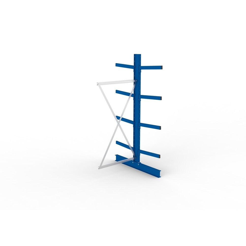 Numéro de l'image du produit 2: Travée auxiliaire de rayonnage cantilever META, double accès, capacité de charge par bras jusqu'à 355 kg, H x l x P 2 500 x 1 030 x 1 440 mm