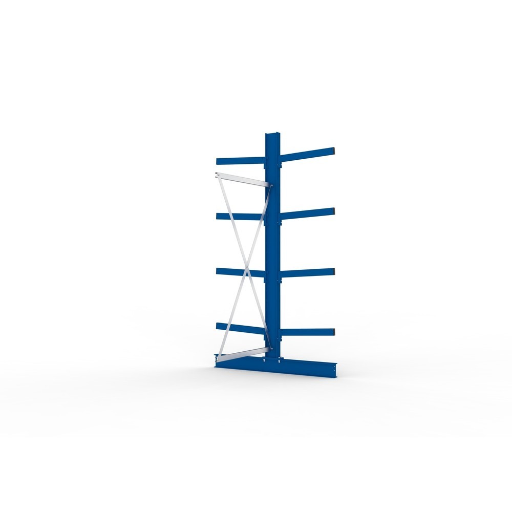 Numéro de l'image du produit 4: Travée auxiliaire de rayonnage cantilever META, double accès, capacité de charge par bras jusqu'à 355 kg, H x l x P 2 500 x 1 030 x 1 440 mm
