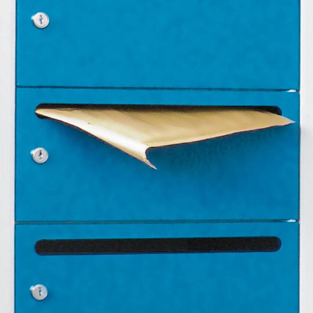 Meuble de tri du courrier PAVOY, 3 x 10 compartiments, H x l x P 1 850 x 930 x 500 mm, bleu clair, gris clair N° de l'image du produit 2 : Meuble de tri du courrier PAVOY, 3 x 10 compartiments, H x l x P 1 850 x 930 x 500 mm, bleu clair, gris clair