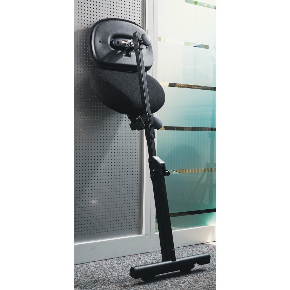 Numéro de l'image du produit 2: meychair Siège assis-debout, pliable, hauteur d'assise 540-900 mm, patins, noir