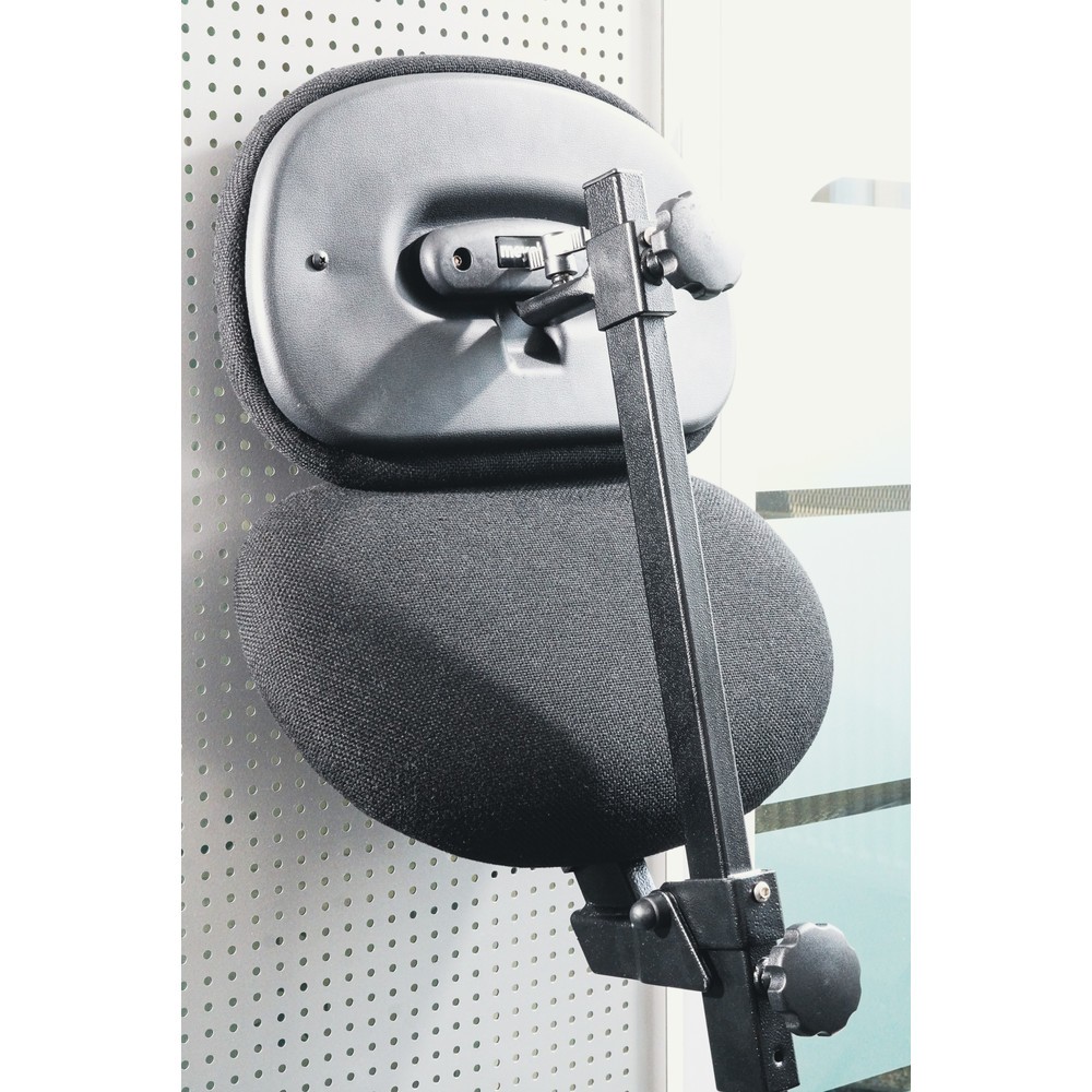 Numéro de l'image du produit 3: meychair Siège assis-debout, pliable, hauteur d'assise 540-900 mm, patins, noir