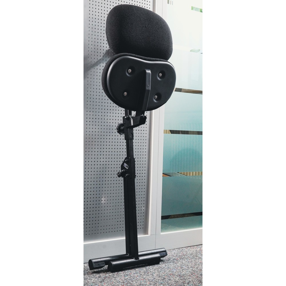 Numéro de l'image du produit 4: meychair Siège assis-debout, pliable, hauteur d'assise 540-900 mm, patins, noir