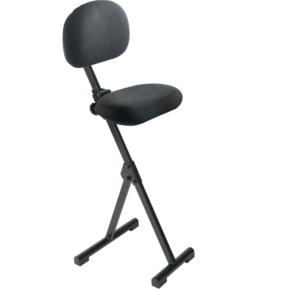 Numéro de l'image du produit 1: meychair Siège assis-debout, pliable, hauteur d'assise 540-900 mm, patins, noir